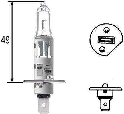 Hella Bulb H7 12V 55W (8Gh-178555-482)
