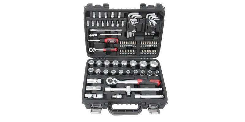 98Pc 1/4 & 1/2 Drive Bolt-Fit Socket Set AMPRO T52720