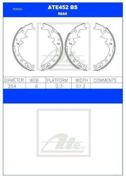 Brake Shoes Toyota Hiace,Hilux