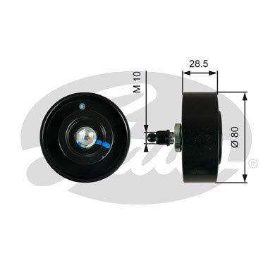 Fanbelt Idler Pulley Toyota Fortuner Hilux 2.5D,3.0D 1Kd,2Kd (Bt-Toy35)