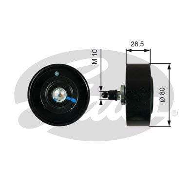 Fanbelt Idler Pulley Toyota Fortuner Hilux 2.5D,3.0D 1Kd,2Kd (Bt-Toy35)