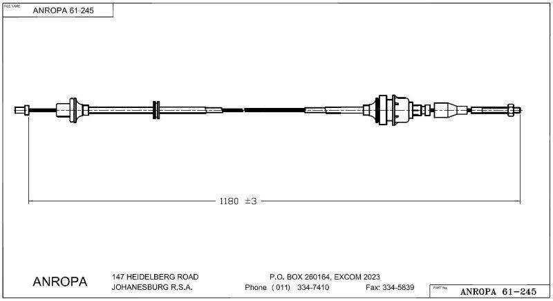 Clutch Cable Opel Corsa