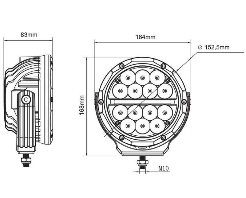 Hella Valuefit Supernova 6 Led (2 Spotlights With Wiring Harness)