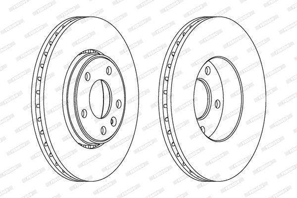 Brake Disc Nissan Primastar 1.9Dci Opel Vivaro 1.9Cdti 2.0 Renault Traffic 1.9Dci 2006 Vented (Dd...