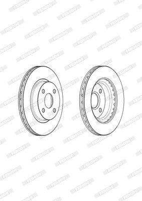 Brake Disc Vented Front Toyota Corolla/Conquest (Single)