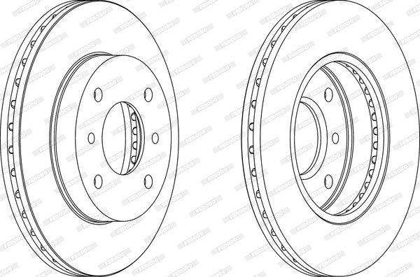 Brake Disc Vented Front Nissan Primera 2.0 (Single)