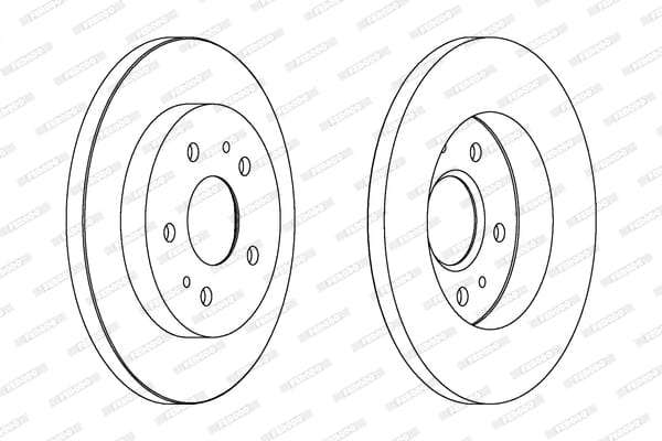 Brake Disc Solid Front Daihatsu Terios J1/ J2 (Single)