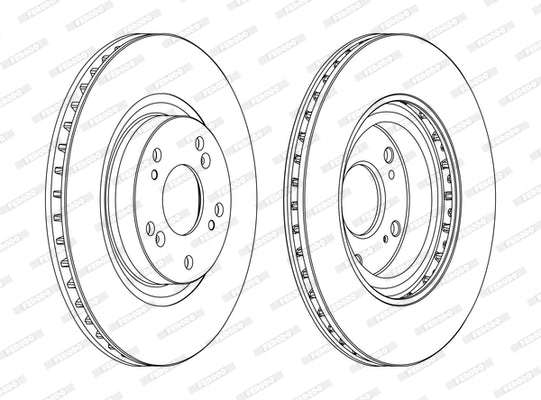 Brake Disc (Pair) Honda Cr-V Ii 2.0 - Front (Set)