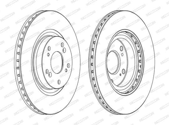 Brake Disc (Pair) Honda Cr-V Ii 2.0 - Front (Set)