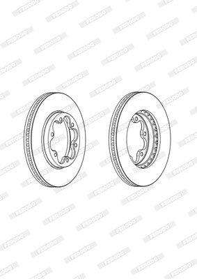 Brake Disc Vented Front Toyota Quantum (Single)