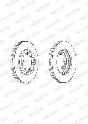 Brake Disc Vented Front Toyota Quantum (Single)