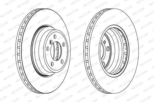 Brake Disc Front Bmw 5 (Single)