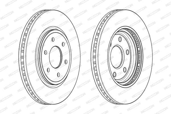 Brake Disc Vented Front Nissan Navara (Single)