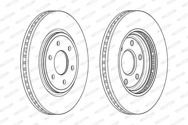 Brake Disc Vented Front Nissan Navara (Single)