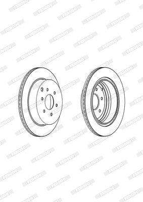 Brake Disc Vented Front Nissan Pathfinder 2.5Dci/ (Single)