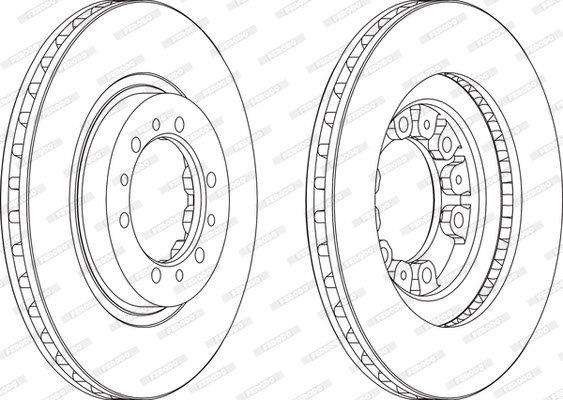 Brake Disc Vented Front Mitsubishi Colt P Car 2.8 (Single)
