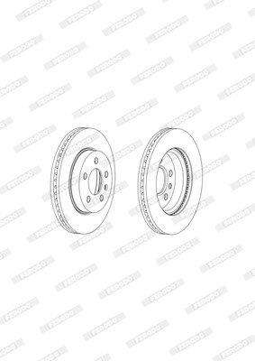 Brake Disc Vented Front Vw Amarok (Single)