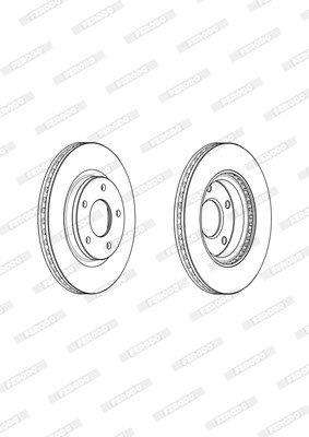 Brake Disc Vented Front Nissan Juke (Single)