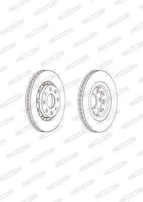 Brake Disc Vented Front Chev Aveo/ Sonic (Single)