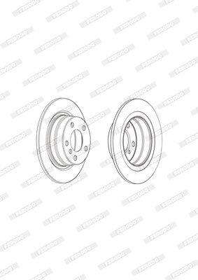 Brake Disc Solid Rear Bmw F20/ F21 (Single)