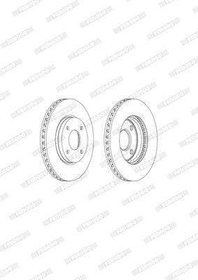 Brake Disc Vented Front Nissan Tiida/ Livina (Single)