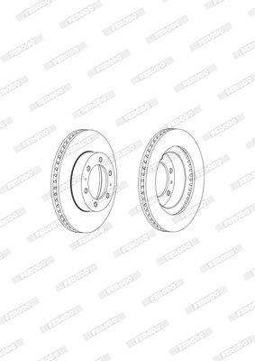 Brake Disc Vented Front Toy Hilux/Fj Cruiser/Fort (Single)