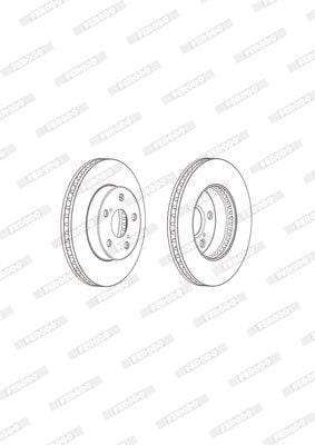 Brake Disc Vented Front Toyota Hilux (Single)