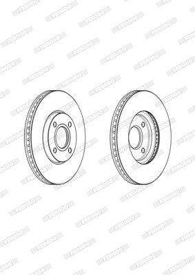 Brake Disc Vented Front Ford Ecosport (Single)