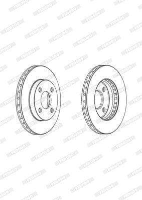 Brake Disc Front Datsun Go (Single)
