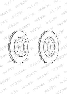 Brake Disc Vented Front Honda Jazz (Single)