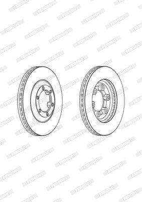 Brake Disc Vented Front Isuzu Kb240/250 (Single)
