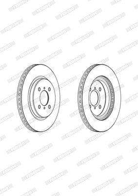 Brake Disc Vented Front Suzuki Swift (Single)
