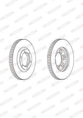 Brake Disc Vented Front Isuzu Kb 2.4 2007 (Single)