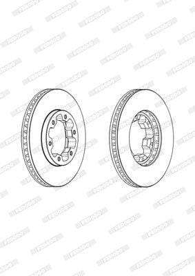 Brake Disc Vented Front Nissan Nv350 (Single)
