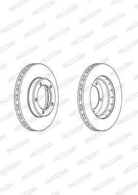 Brake Disc Front Toyota Land Cruiser 70 (Single)