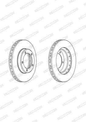 Brake Disc Front Toyota Land Cruiser 70 (Single)