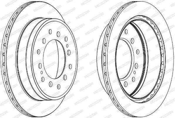 Brake Disc Solid Rear Toyota Fortuner (Single)