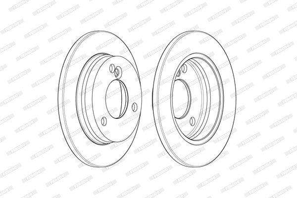 Brake Disc Solid Front Renault Kwid (Single)