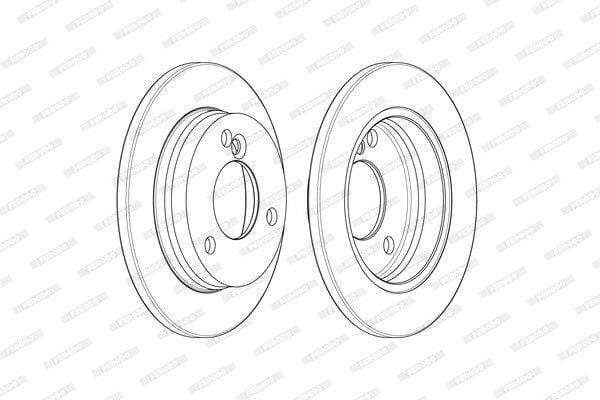 Brake Disc Solid Front Renault Kwid (Single)