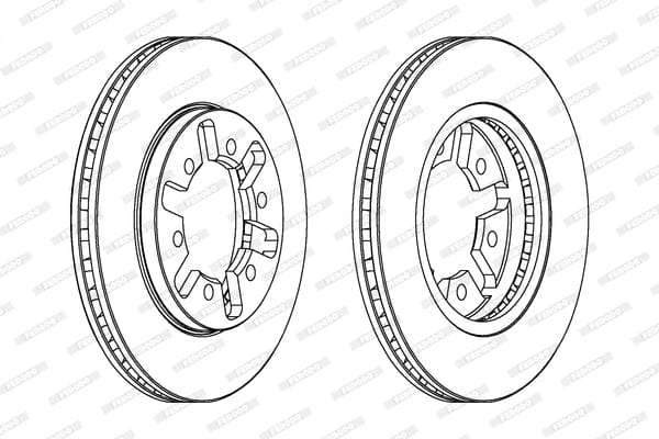 Brake Disc Vented Front Nissan 1 Tonner (Single)