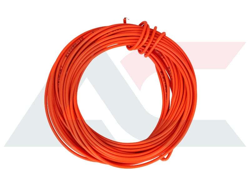 Electric Cable 1.00mm Orange (10M)