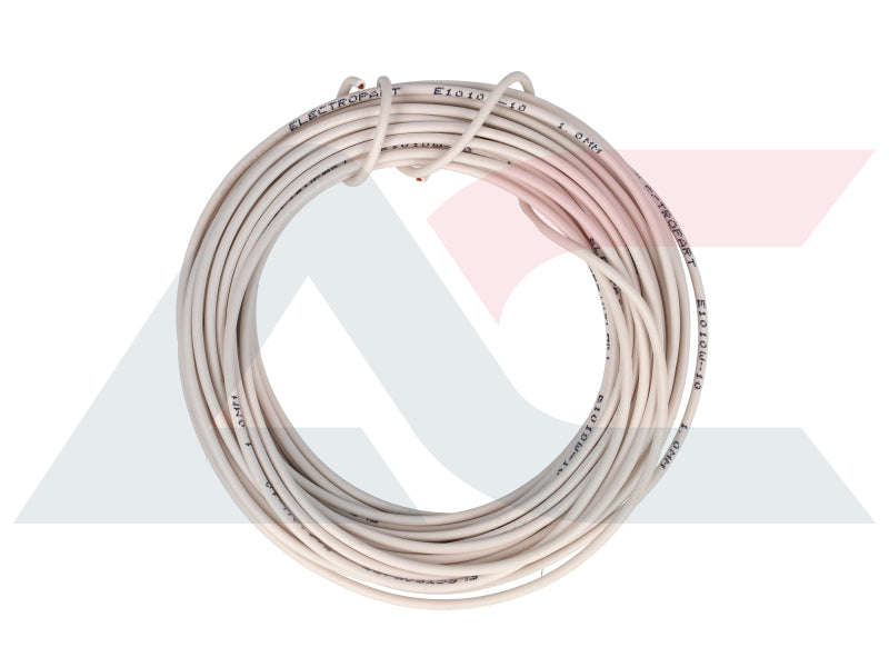 Electric Cable 1.00mm White (10M)