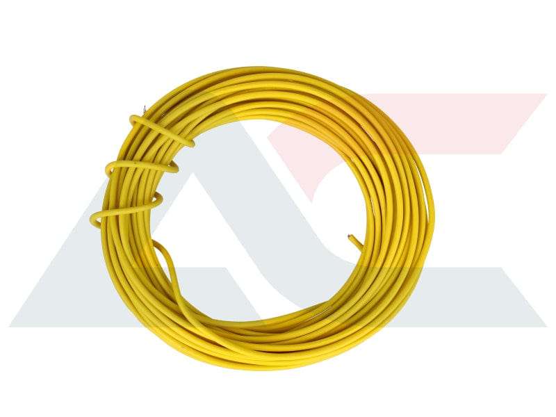 Electric Cable 1.00mm Yellow (10M)