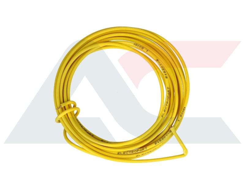 Electric Cable 1.50mm Yellow (5M)