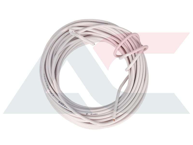 Electric Cable 2.00mm White (10M)