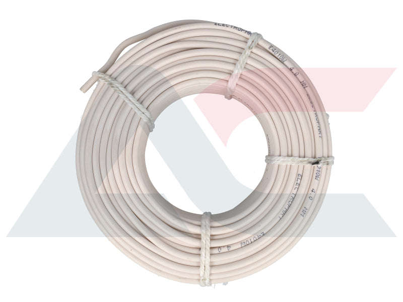 Electric Cable 4.00mm White (30M)