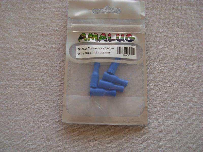 Blue Female Pack 5 Terminal  (EL0016)