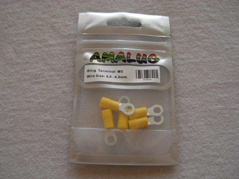 Yellow Ring Pack 5 Terminal  (EL0020)