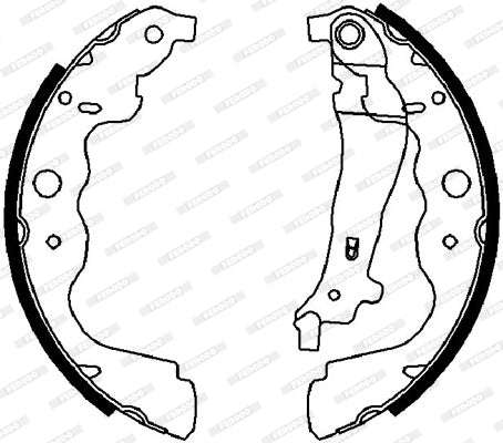 Brake Shoes Nissan Np200 1.5Dci,1.6 Ldv,Renault Captur 0.9Tce,1.2Tce,Logan,Sandero Front Solidb40...