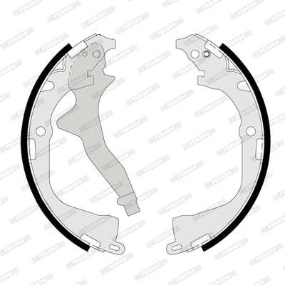 Brake Shoes Vw Amarok 2.0Tsi,Tdi,Bitdi 2010 Front Solidb4165 Ferodo